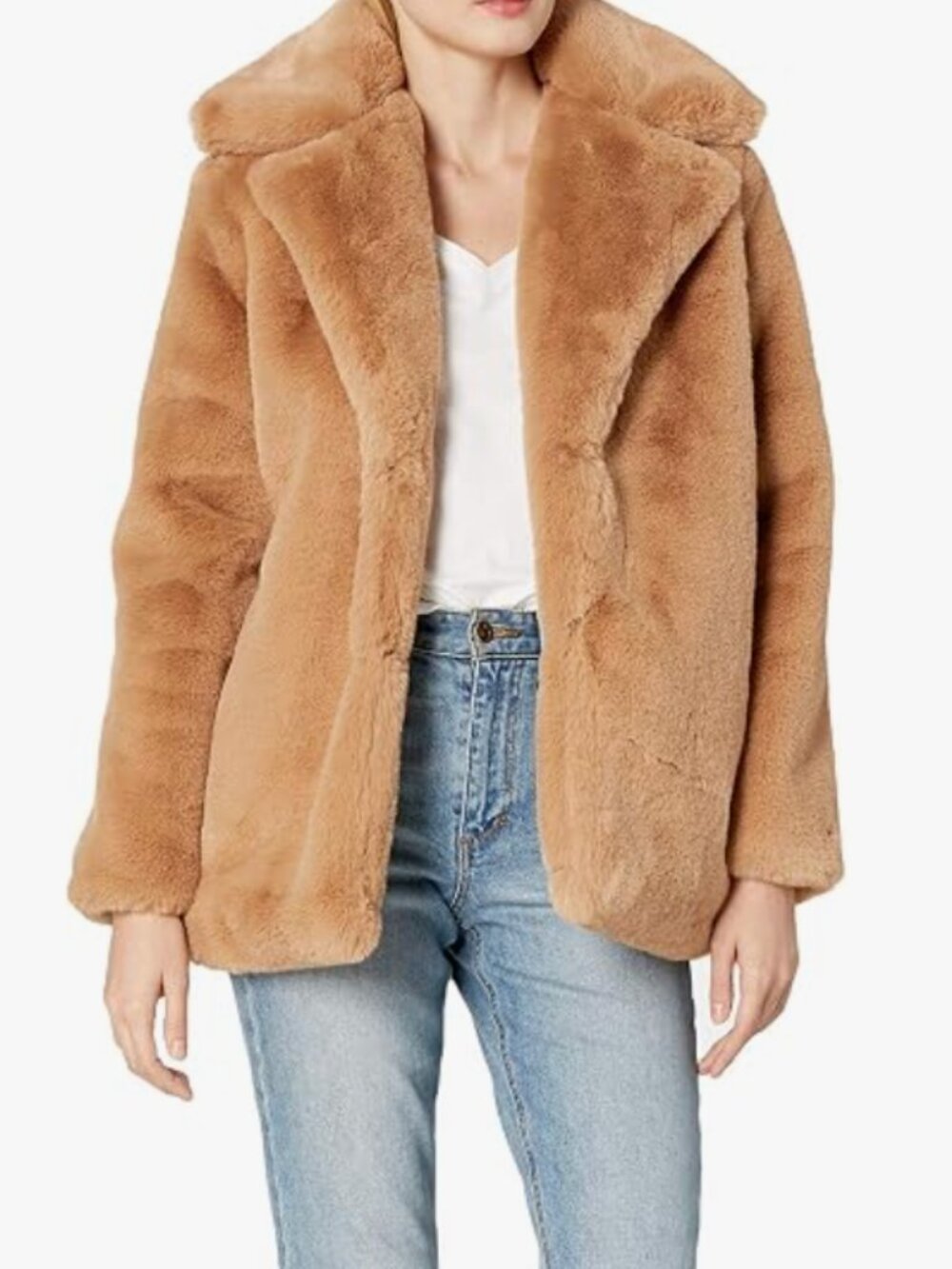 NEW Holly Plush Faux Fur Jacket - Misses Small